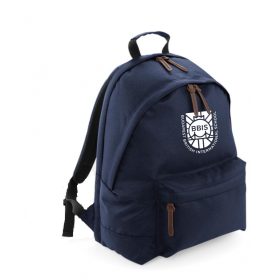 Navy Backpack with school logo optional