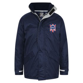 Core winter parka embroidered with school logo optional